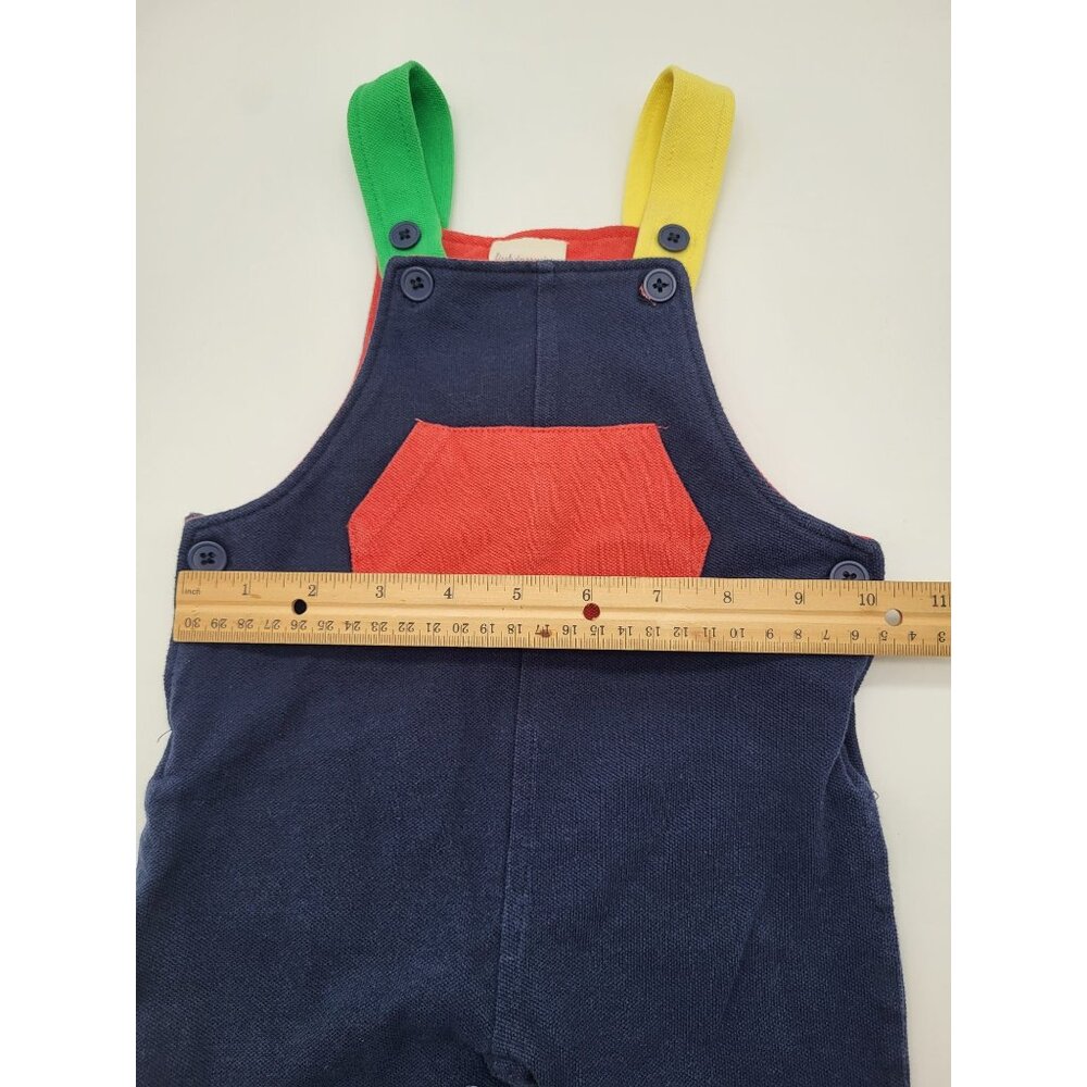 VTG FIRST IMPRESSIONS Baby 12M Primary Colors Romper One Piece Jumper Overalls - Picture 6 of 7